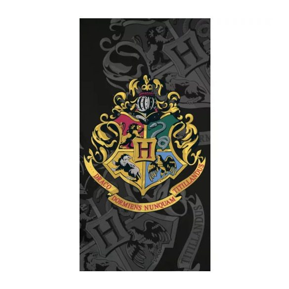 Harry Potter Black fürdőlepedő, strand törölköző 70x140cm