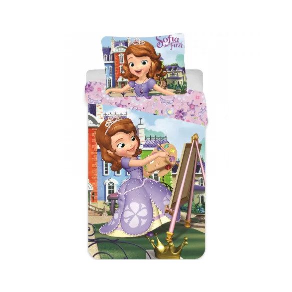 Disney Szófia Gyerek ágyneműhuzat 90×140cm, 40×55 cm 