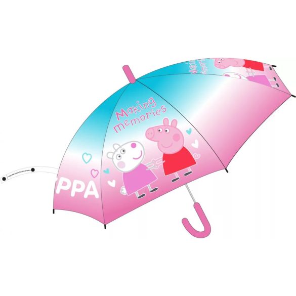 Peppa malac gyerek félautomata esernyő Ø74 cm 