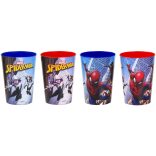 Pókember, Spiderman műanyag pohár szett 4 db
