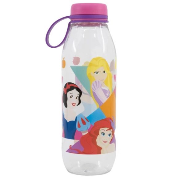 Disney Hercegnők Bright Ecozen műanyag kulacs csavaros kupakkal 650 ml 